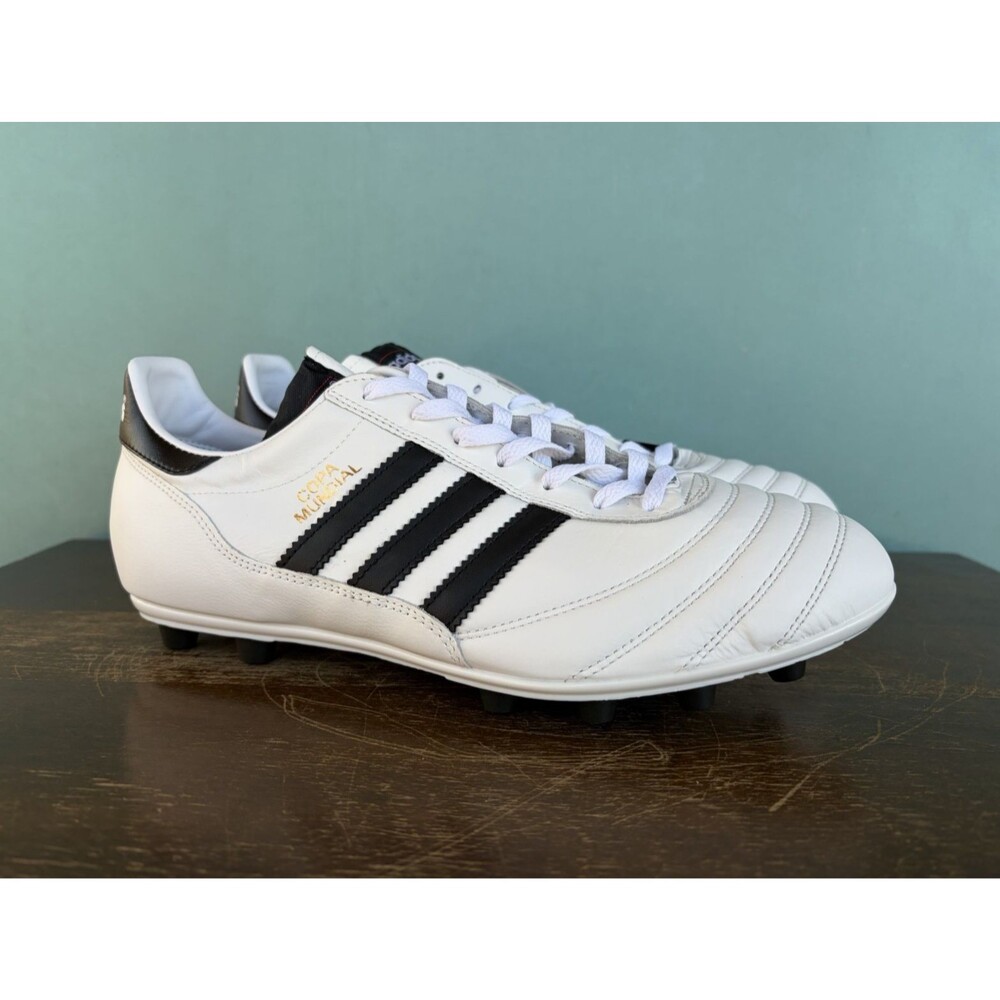 Adidas Copa Mundial White/Black Leather Soccer Cleats Men's Size 12 ID4050
